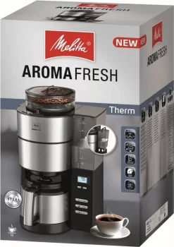 Melitta Aroma Fresh Therm - Kaffeemaschine - Edelstahl/schwarz -Melitta 090fbf1039d044ff687c2c31bad5d903