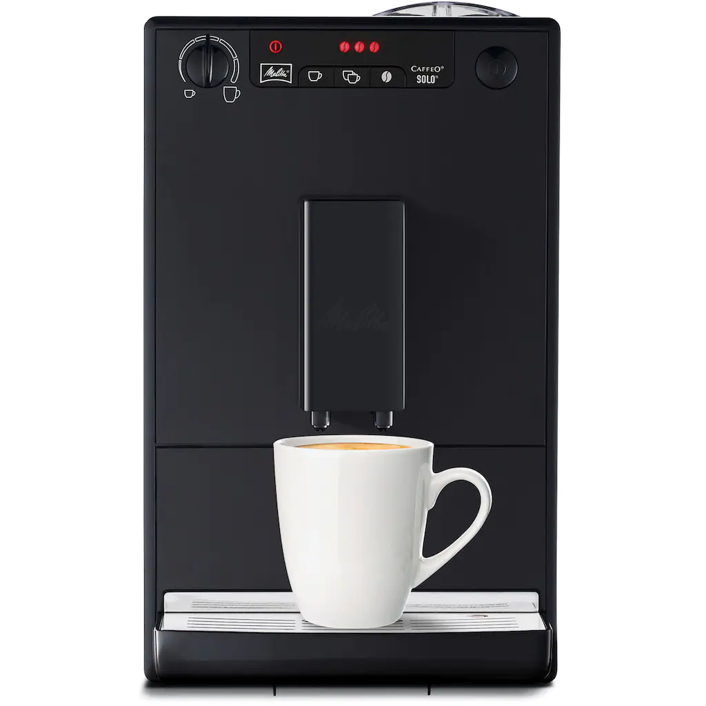 Melitta Kaffeevollautomat »Solo® E950-222, Pure Black«, Aromatischer Kaffee & Espresso Bei Nur 20 Cm Breite 3 Melitta Kaffeevollautomat »Solo® E950-222, Pure Black«, Aromatischer Kaffee & Espresso Bei Nur 20 Cm Breite – Bild 3