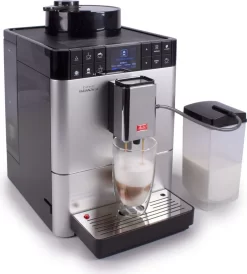 Melitta Caffeo Varianza CSP F570-101 Kaffeevollautomat Mit Milchbehälter, One Touch Funktion - Silber -Melitta 145786517f82eb67acfb2a0ab6039e3d