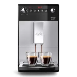 Melitta Kaffeevollautomat »Purista® F230-101, Silber/schwarz«, Lieblingskaffee-Funktion, Kompakt & Extra Leise -Melitta 20a55e627e4966ebc754626218db6f2c