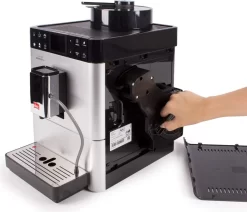 Melitta Caffeo Varianza CSP F570-101 Kaffeevollautomat Mit Milchbehälter, One Touch Funktion - Silber -Melitta 2395b53b93a4b66a53c31ca98f3b4414