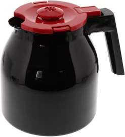 MELITTA 1017-10 Filterkaffeemaschine Mit Enjoy II Therm Isolierkanne - Schwarz Und Rot -Melitta 2f0cab50de66013c4d52f70f3150cb77