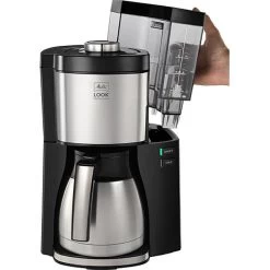 Melitta Kaffeemaschine 1025-16, Look V Therm, Perfection, Kunststoff/Edelstahl, 10 Tassen, Schwarz -Melitta 2fcb8e1a9380e8d6b4db184f7670520cda8d2aca kaffeemaschine melitta 1025 16 look v therm