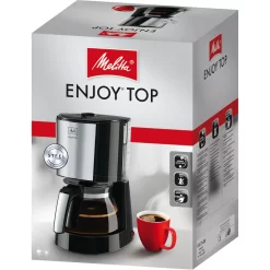 Melitta Filterkaffeemaschine »Enjoy Top 1017-04«, 1,25 L Kaffeekanne, Papierfilter, 1x4, Mit Glaskanne -Melitta 35af346b056fccc5ebe7baa395fb04a3