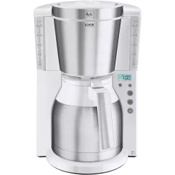 Melitta Filterkaffeemaschine »Melitta® Look® Therm Timer 1011-15«, 1,2 L Kaffeekanne, Papierfilter, 1x4