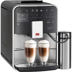 Melitta Kaffeevollautomat »Barista TS Smart® F 86/0-100, Edelstahl«, Hochwertige Front Aus Edelstahl, 21 Kaffeerezepte & 8 Benutzerprofile
