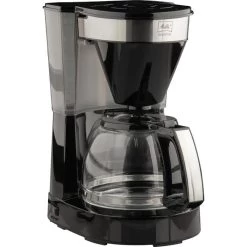 Melitta Kaffeemaschine 1023-04, Easy Top II, Kunststoff, Für 10 Tassen, Schwarz / Edelstahl
