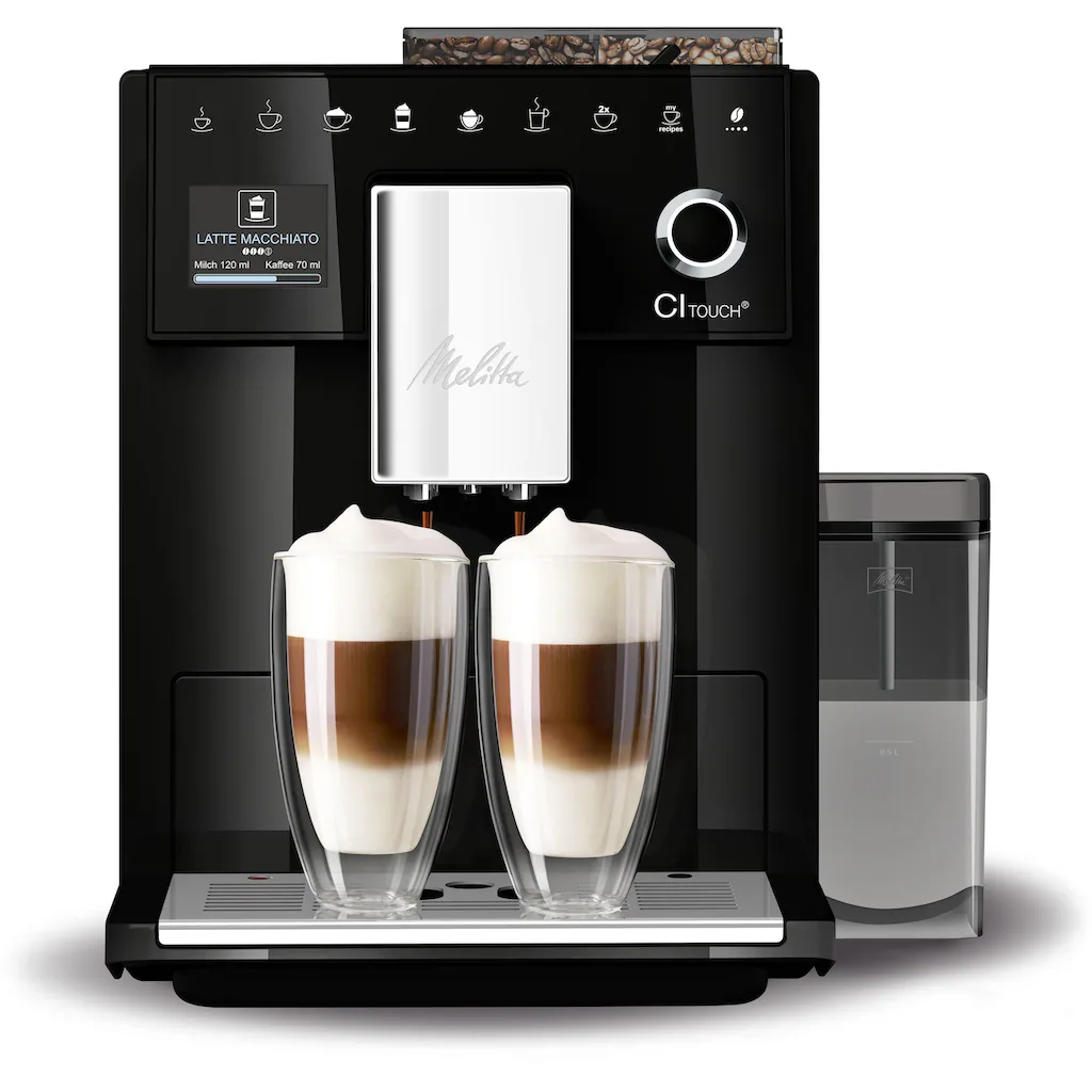 Melitta Kaffeevollautomat »CI Touch® F630-102, Schwarz«, Bedienoberfläche Mit Touch & Slide Funktion, Flüsterleises Mahlwerk 2 Melitta Kaffeevollautomat »CI Touch® F630-102, Schwarz«, Bedienoberfläche Mit Touch & Slide Funktion, Flüsterleises Mahlwerk – Bild 2
