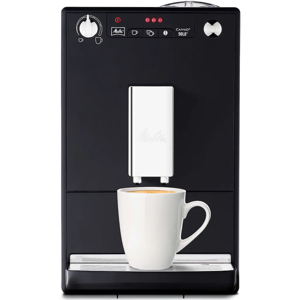Melitta Kaffeevollautomat »Solo® E950-101, Schwarz«, Perfekt Für Café Crème & Espresso, Nur 20cm Breit 3 Melitta Kaffeevollautomat »Solo® E950-101, Schwarz«, Perfekt Für Café Crème & Espresso, Nur 20cm Breit – Bild 3