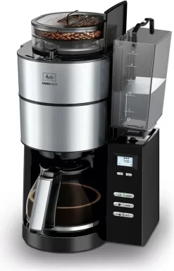 MELITTA 1021-02 Aroma Fresh Kaffeeautomat Mit Timer Und Mahlwerk Schwarz, Farbe:Schwarz -Melitta 5b843bede5f77359b79290fe9166ae34