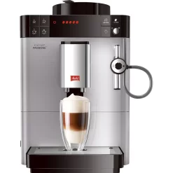 Melitta Kaffeevollautomat »Passione® F54/0-100, Edelstahl«, Moderne Edelstahl-Front, Tassengenau Frisch Gemahlene Bohnen