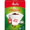 Melitta Filtertüten Original 102, Weiß, 80 Stück