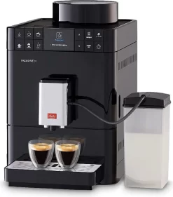 Melitta F53/1-102 Caffeo Passione OT Vollautomatische Espressomaschine, Schwarz -Melitta 6583ca575488f253f8572440a4152595