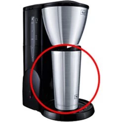 Melitta Kaffeemaschine Single 5, M 728 Bk SST, Kunststoff, Für 5 Tassen, Schwarz / Edelstahl -Melitta 793e6fbb54b820fb0e45f6df05df4de2fb70f691 kaffeemaschine melitta single 5 m 728 bk sst