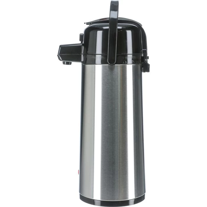 Melitta Thermoskanne 16718, Mit Glaskolben, Isolierkanne / Pumpkanne, Silber, Edelstahl, 2,2 L 4 Melitta Thermoskanne 16718, Mit Glaskolben, Isolierkanne / Pumpkanne, Silber, Edelstahl, 2,2 L – Bild 4