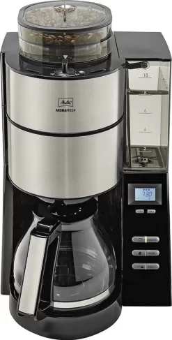 MELITTA 1021-02 Aroma Fresh Kaffeeautomat Mit Timer Und Mahlwerk Schwarz, Farbe:Schwarz -Melitta 822bf3a19e427fe9713023e1c0d1c326
