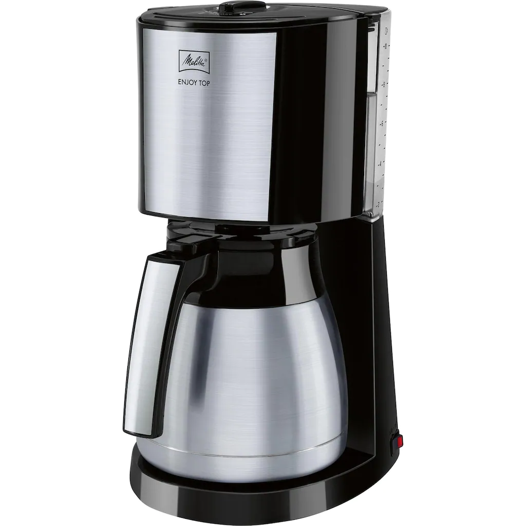 Melitta Filterkaffeemaschine »Enjoy® Top Therm«, 1,25 L Kaffeekanne, Papierfilter, 1x4, Mit Thermkanne Aus Edelstahl 1 Melitta Filterkaffeemaschine »Enjoy® Top Therm«, 1,25 L Kaffeekanne, Papierfilter, 1x4, Mit Thermkanne Aus Edelstahl