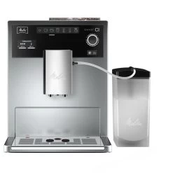 Melitta Kaffeevollautomat Caffeo CI E 970-101, Mit Milchsystem & Heißwasserfunktion, Silber
