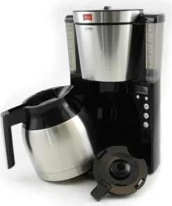 Melitta 1011-16 Look IV Therm Timer Schw/edelst.