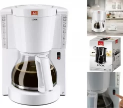 Melitta 1011-01 LOOK IV Kaffeemaschine Weiß -Melitta 87107fe83d91cb038aef0a793ccd4a12