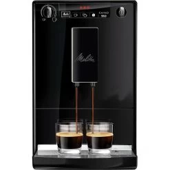 Melitta Kaffeevollautomat Caffeo Solo, E 950-222, Mit Aroma-Extraction-System, Schwarz