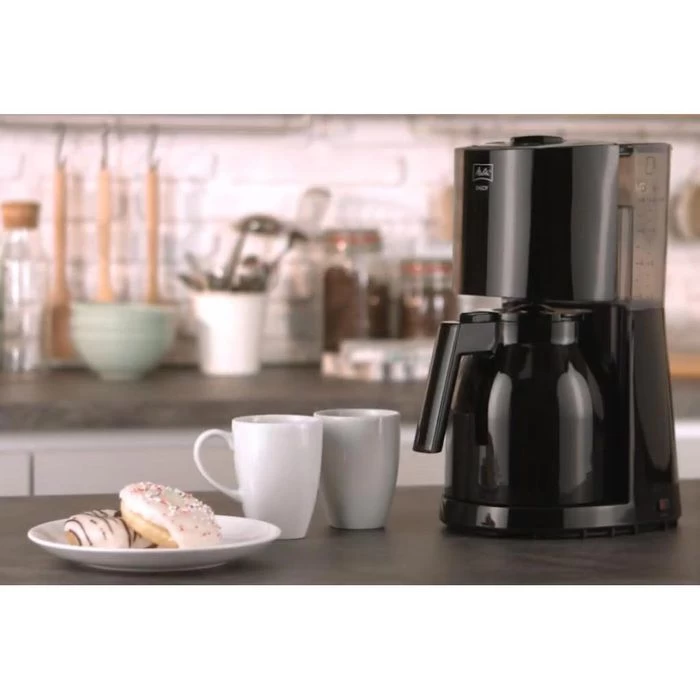 Melitta Kaffeemaschine 1017-06 Enjoy Therm, Kunststoff, Schwarz, 8 Tassen 2 Melitta Kaffeemaschine 1017-06 Enjoy Therm, Kunststoff, Schwarz, 8 Tassen – Bild 2