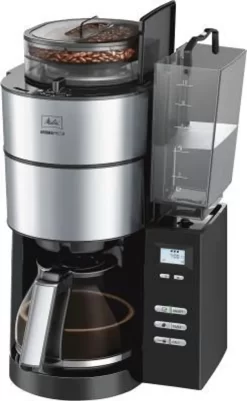 MELITTA 1021-02 Aroma Fresh Kaffeeautomat Mit Timer Und Mahlwerk Schwarz, Farbe:Schwarz -Melitta 9077e6828bd6a708c755ca224f4cd481