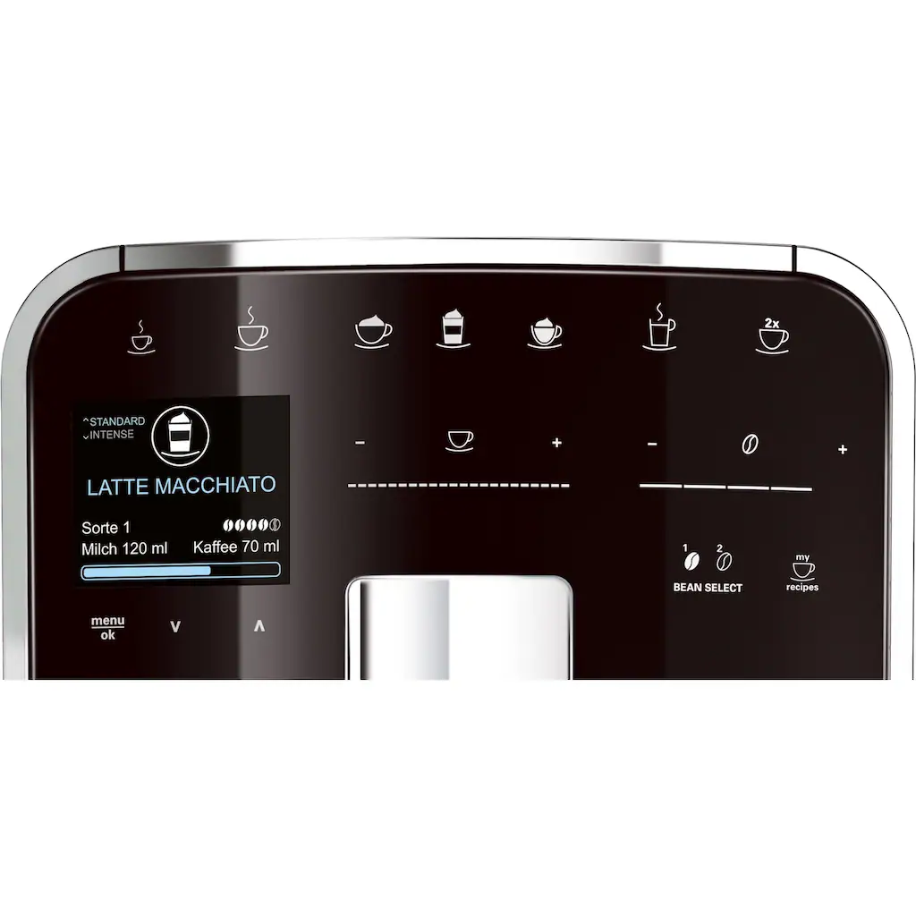 Melitta Kaffeevollautomat »Barista TS Smart® F850-101, Silber«, 21 Kaffeerezepte & 8 Benutzerprofile, 2-Kammer Bohnenbehälter 6 Melitta Kaffeevollautomat »Barista TS Smart® F850-101, Silber«, 21 Kaffeerezepte & 8 Benutzerprofile, 2-Kammer Bohnenbehälter – Bild 6