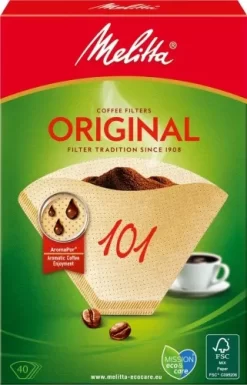Melitta SDA Filtertüten 101/40 Naturbr(VE40)