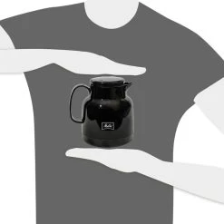 Melitta Thermoskanne 28582, Isolierkanne, Schwarz, Kunststoff, 1 Liter -Melitta a09a508306aae78a1dc4edc85184cd38631c99de thermoskanne melitta 28582