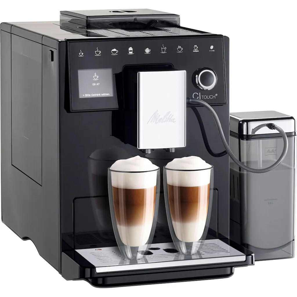 Melitta Kaffeevollautomat »CI Touch® F630-102, Schwarz«, Bedienoberfläche Mit Touch & Slide Funktion, Flüsterleises Mahlwerk 1 Melitta Kaffeevollautomat »CI Touch® F630-102, Schwarz«, Bedienoberfläche Mit Touch & Slide Funktion, Flüsterleises Mahlwerk