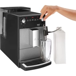 Melitta Kaffeevollautomat »Avanza® F270-100 Mystic Titan«, Kompakt, Aber XL Wassertank & XL Bohnenbehälter, Milchschaum-System -Melitta ce416dce7d33f70d8679346747ca17d9