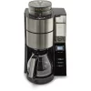 Melitta Kaffeemaschine Mit Mahlwerk »AromaFresh«, 1,25 L Kaffeekanne, Papierfilter, 1x4, Glas 1021-03 Anthrazit