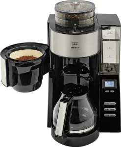 MELITTA 1021-02 Aroma Fresh Kaffeeautomat Mit Timer Und Mahlwerk Schwarz, Farbe:Schwarz -Melitta d1db99cf34a57d124261eaf4d874844f
