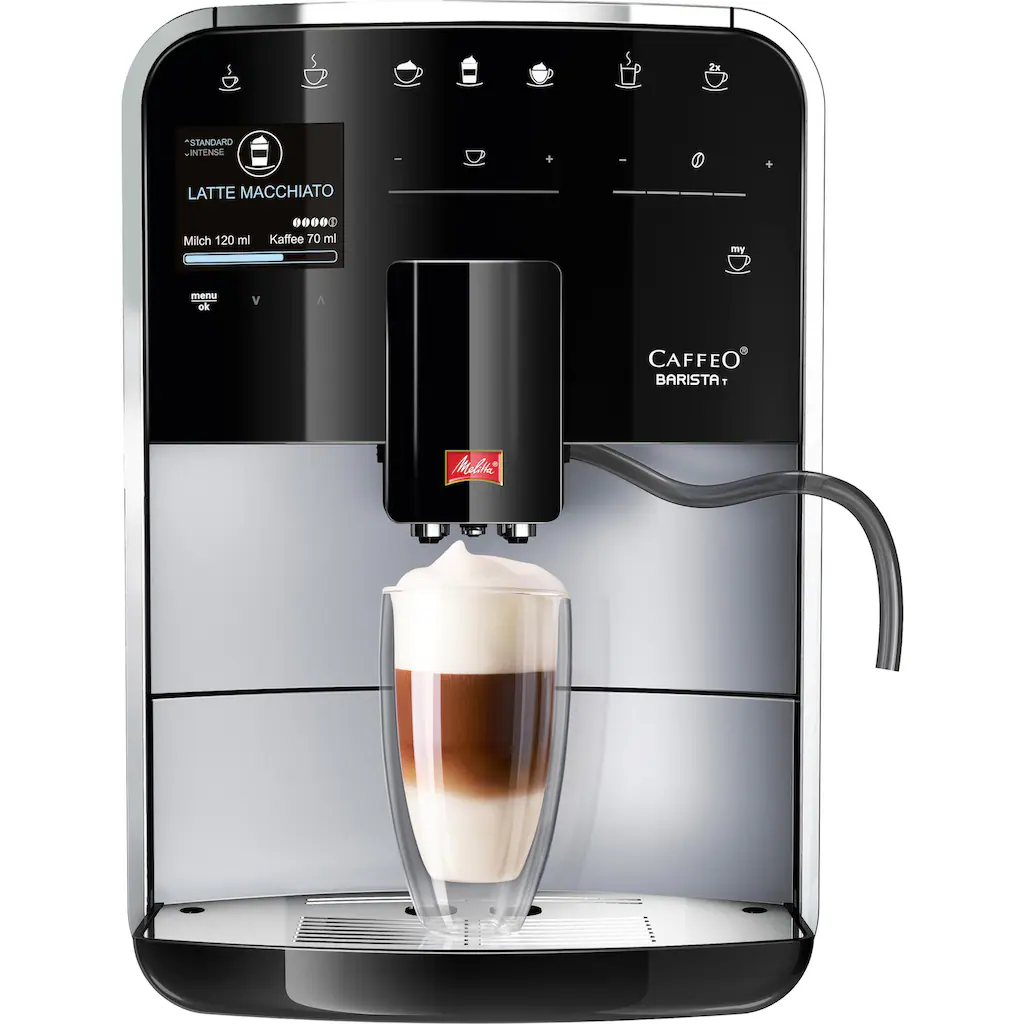 Melitta Kaffeevollautomat »Barista T Smart® F831-101«, 4 Benutzerprofile&18 Kaffeerezepte, Nach Italienischem Originalrezept 2 Melitta Kaffeevollautomat »Barista T Smart® F831-101«, 4 Benutzerprofile&18 Kaffeerezepte, Nach Italienischem Originalrezept – Bild 2