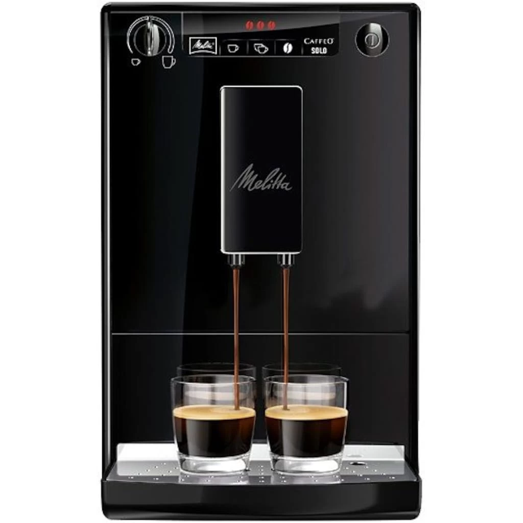 Melitta Kaffeevollautomat »Solo® E950-222, Pure Black«, Aromatischer Kaffee & Espresso Bei Nur 20 Cm Breite 2 Melitta Kaffeevollautomat »Solo® E950-222, Pure Black«, Aromatischer Kaffee & Espresso Bei Nur 20 Cm Breite – Bild 2