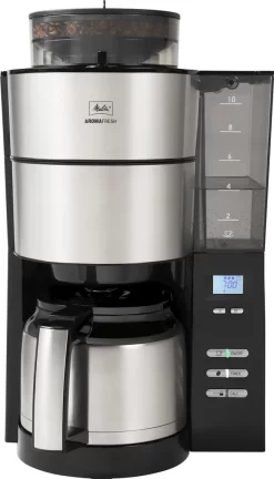Melitta Aroma Fresh Therm - Kaffeemaschine - Edelstahl/schwarz