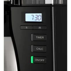 Melitta Filterkaffeemaschine »LOOK® Therm Timer 1025-18 Schwarz«, 1,25 L Kaffeekanne, Papierfilter, 1x4 -Melitta ec537e9a193c4e108d4d045c61411312