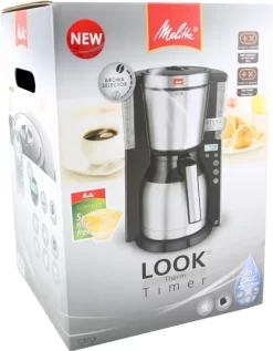 Melitta 1011-16 Look IV Therm Timer Schw/edelst. -Melitta f4235cd28c6f5d8f24e35c0042935d00