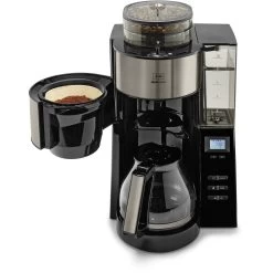 Melitta Kaffeemaschine Mit Mahlwerk »AromaFresh«, 1,25 L Kaffeekanne, Papierfilter, 1x4, Glas 1021-03 Anthrazit -Melitta f6f82c62827ee95b4d6f269d232ad4a3