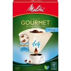 Melitta Gourmet® Mild, 1x4®, 80 St. | Filtertüten®