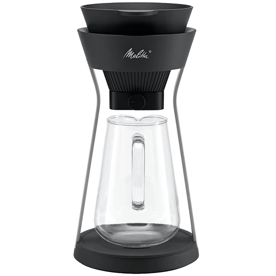 Melitta AMANO® Kaffeebereiter, Schwarz-silber (B-Ware)
