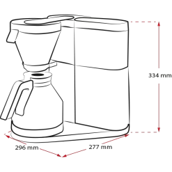 Melitta AromaElegance® DeLuxe | Filterkaffeemaschine -Melitta kaffeemaschine melitta aroma elegance edelstahl fcm deluxe edelstahl fcm 6759689 70