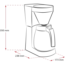 Melitta EasyTop® Therm Steel | Filterkaffeemaschine -Melitta kaffeemaschine melitta easytop therm steel edelstahl therm fkm 6764913 70