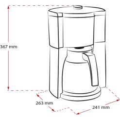 Melitta LOOK® Therm Perfection | Filterkaffeemaschine -Melitta kaffeemaschine melitta look therm schwarz fkm melitta perfection schwarz therm v 6769050 60