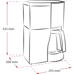 Melitta Optima Timer | Filterkaffeemaschine -Melitta kaffeemaschine melitta optima timer kaffeemaschine schwarz edelstahl kaffeemaschine 6613648 40
