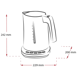 Melitta Look® Aqua DeLuxe 1,7 L | Wasserkocher 13 Melitta Look® Aqua DeLuxe 1,7 L | Wasserkocher -Melitta wasserkocher melitta look aqua deluxe schwarz 6766976 6